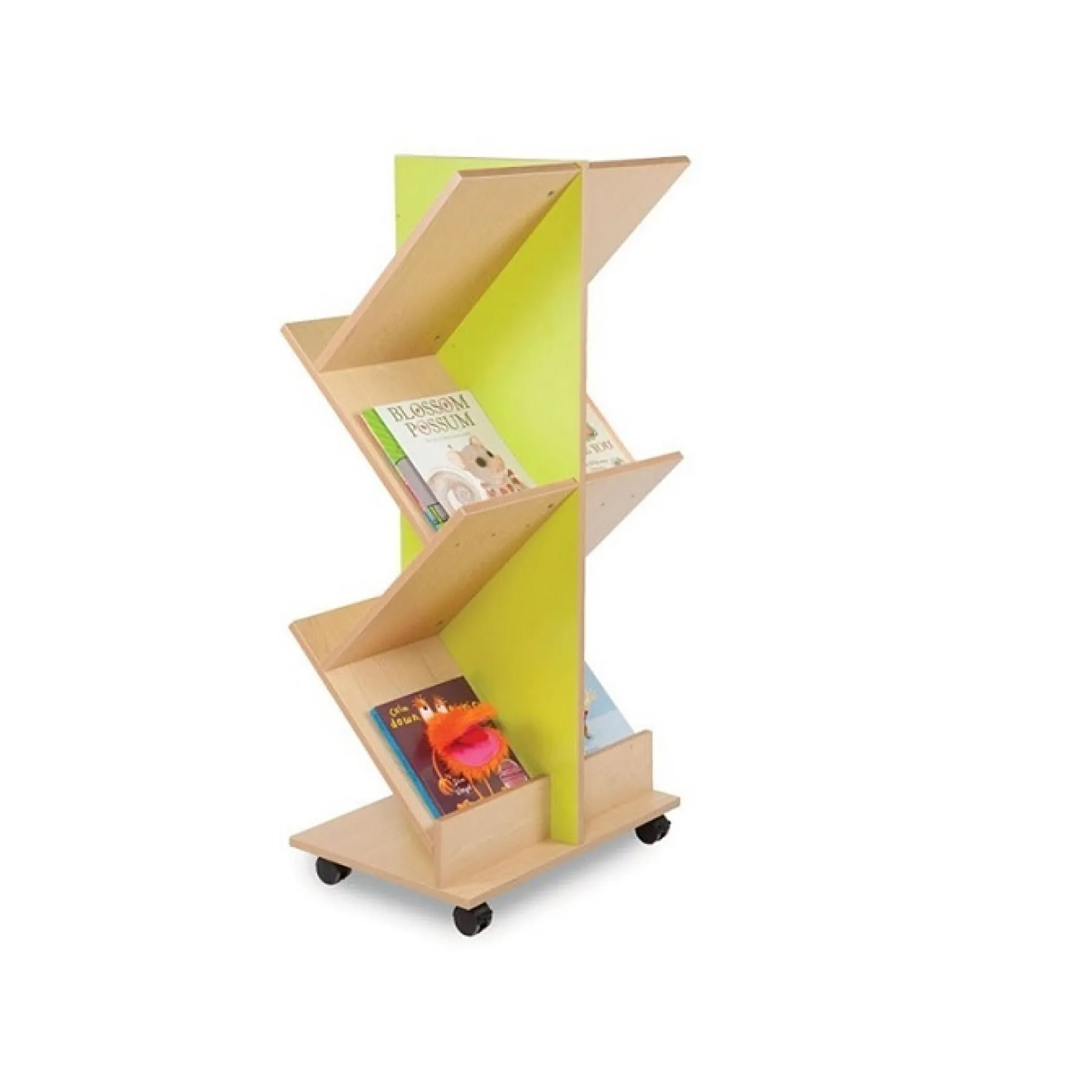 LOF Direct Monarch Bubblegum Book Ladder MEQ9003 LIBRARY FURNITURE