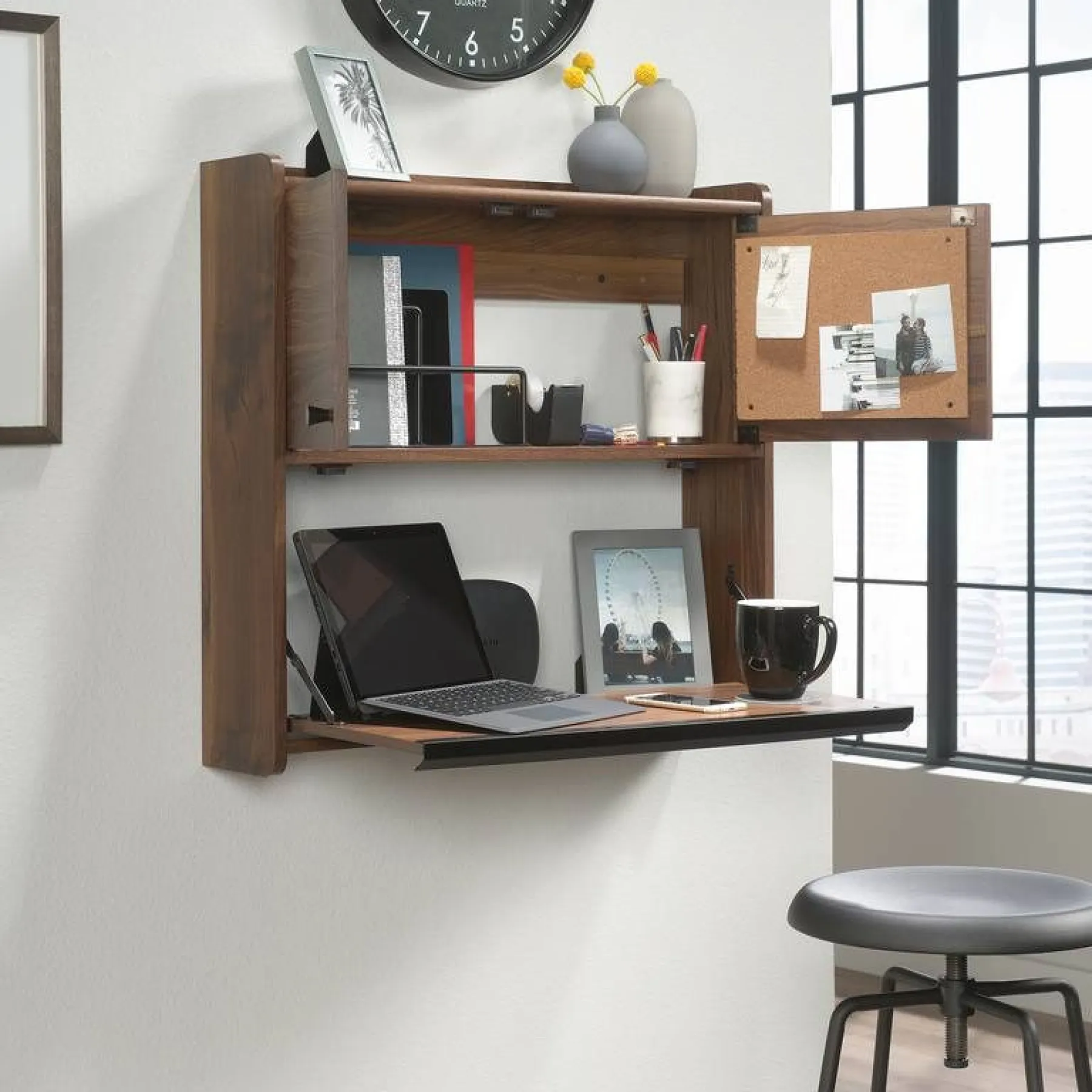 Lof direct teknik hampstead park wall desk 5423704 open