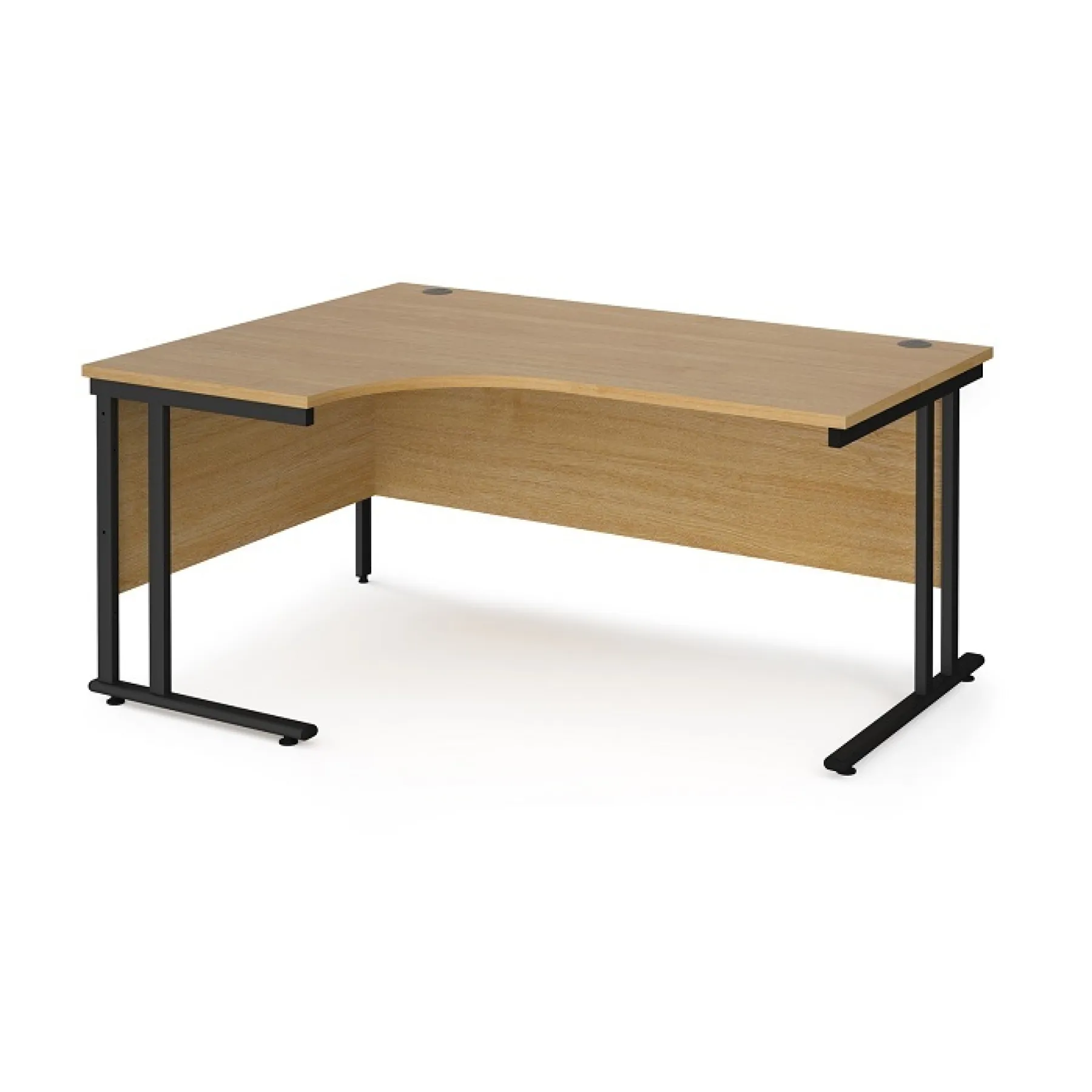 LOF Direct Dams Maestro Ergonomic Desk Oak Black LH