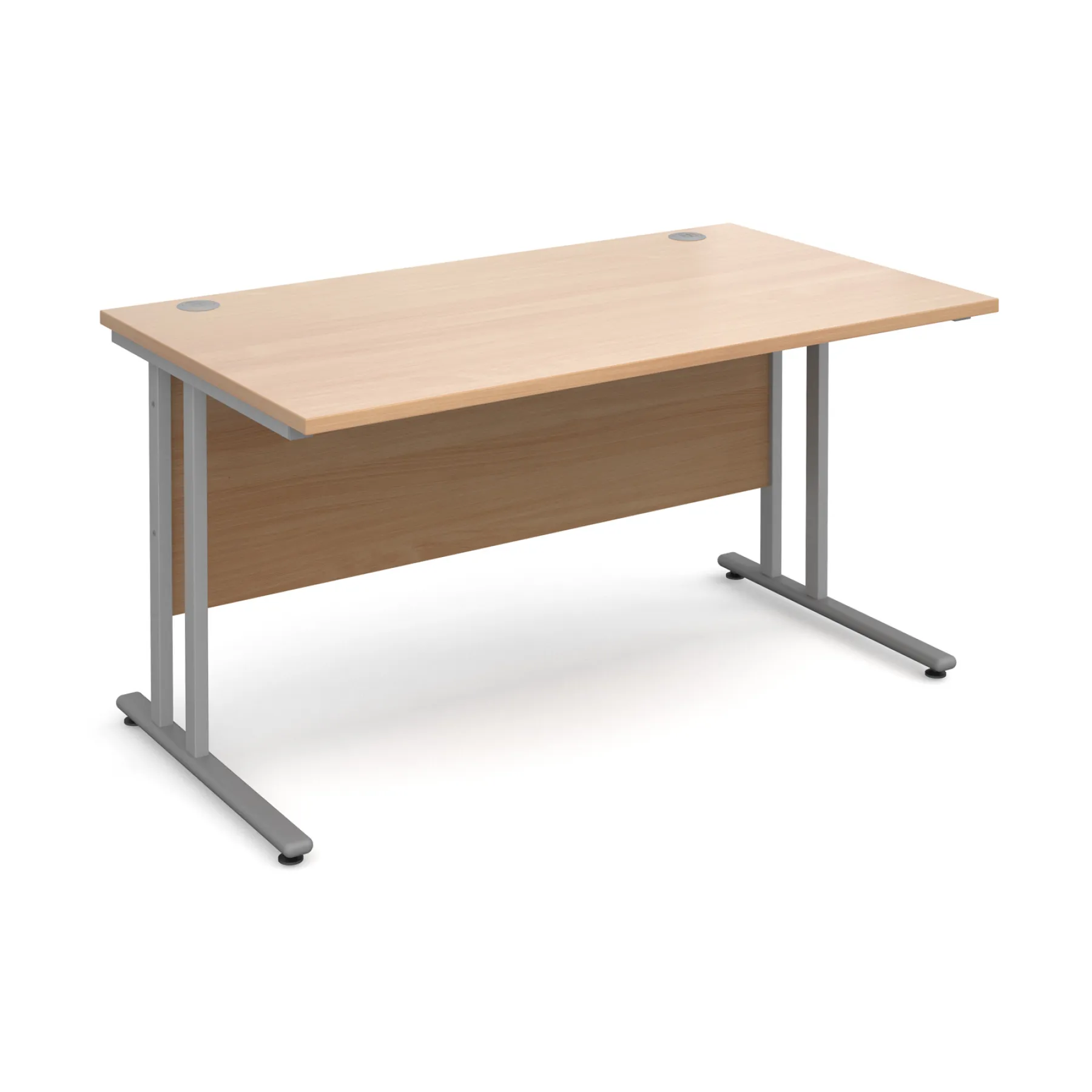 Lof direct dams straight desk maestro 25 SL 1400mm Beech