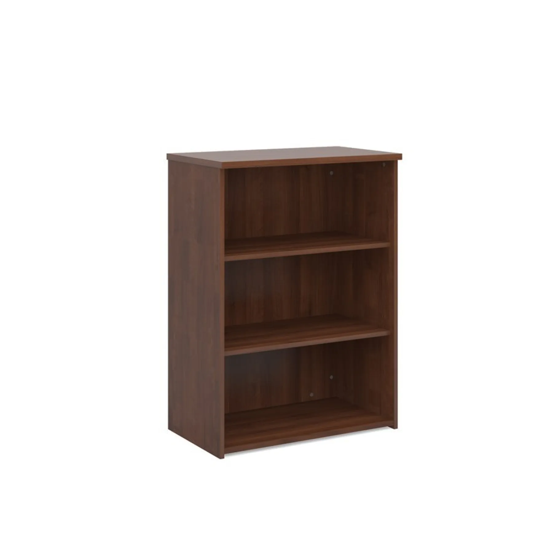 LOF 2 shelf bookcase walnut