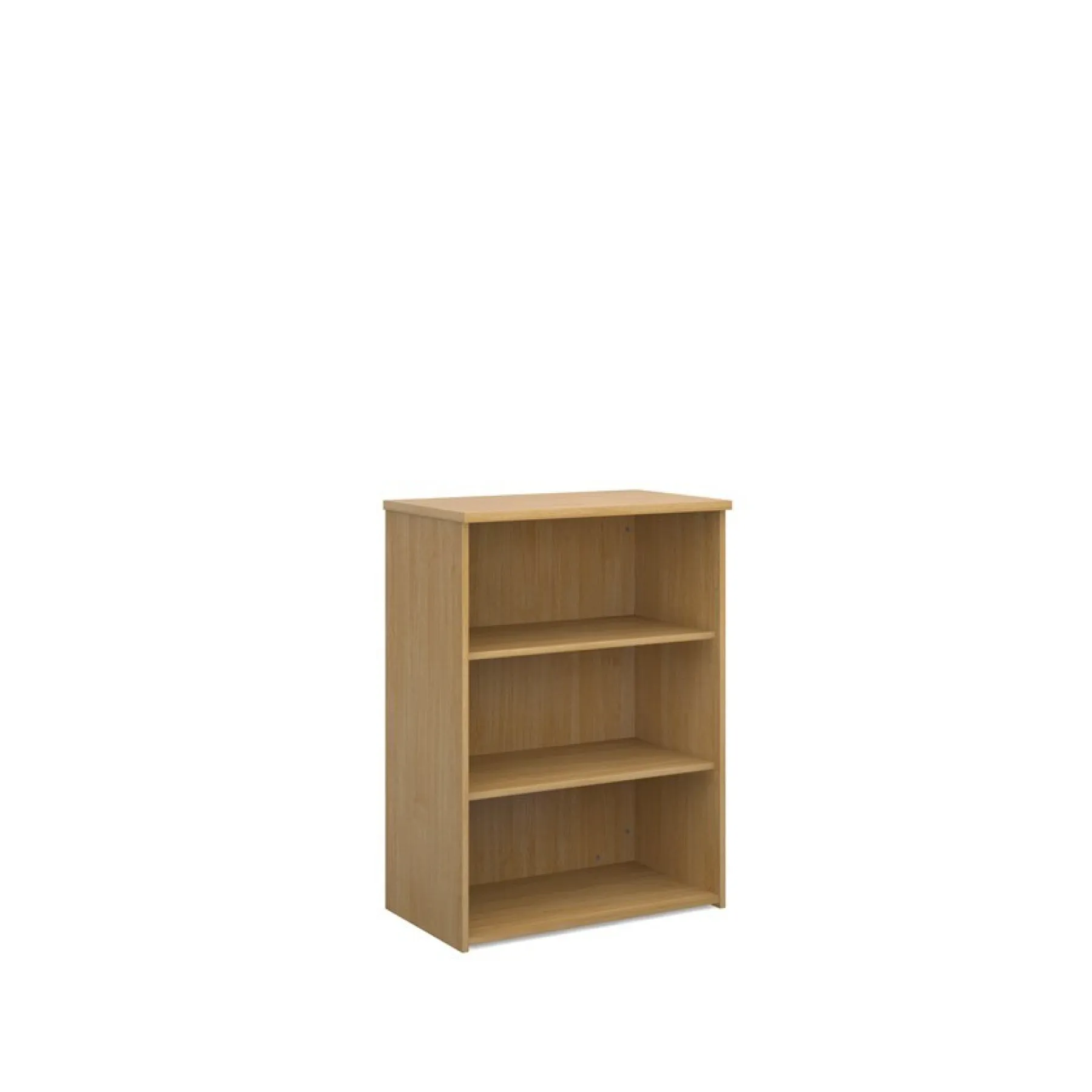 LOF 2 shelf bookcase oak