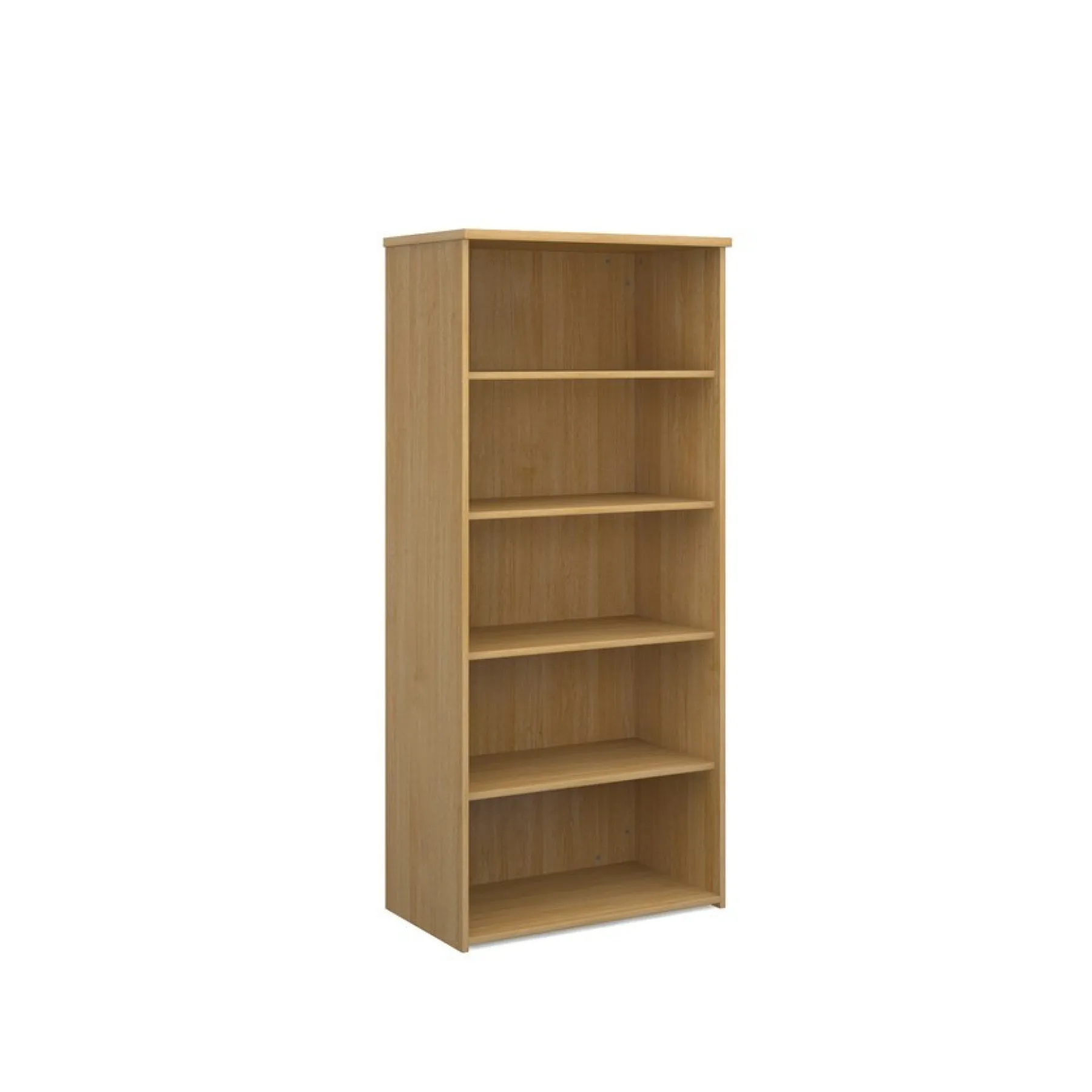 LOF 4 shelf bookcase oak