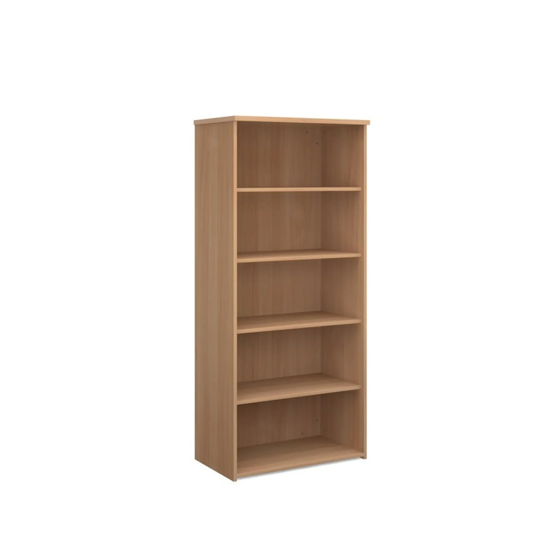 L Of 4 shelf bookcase beech