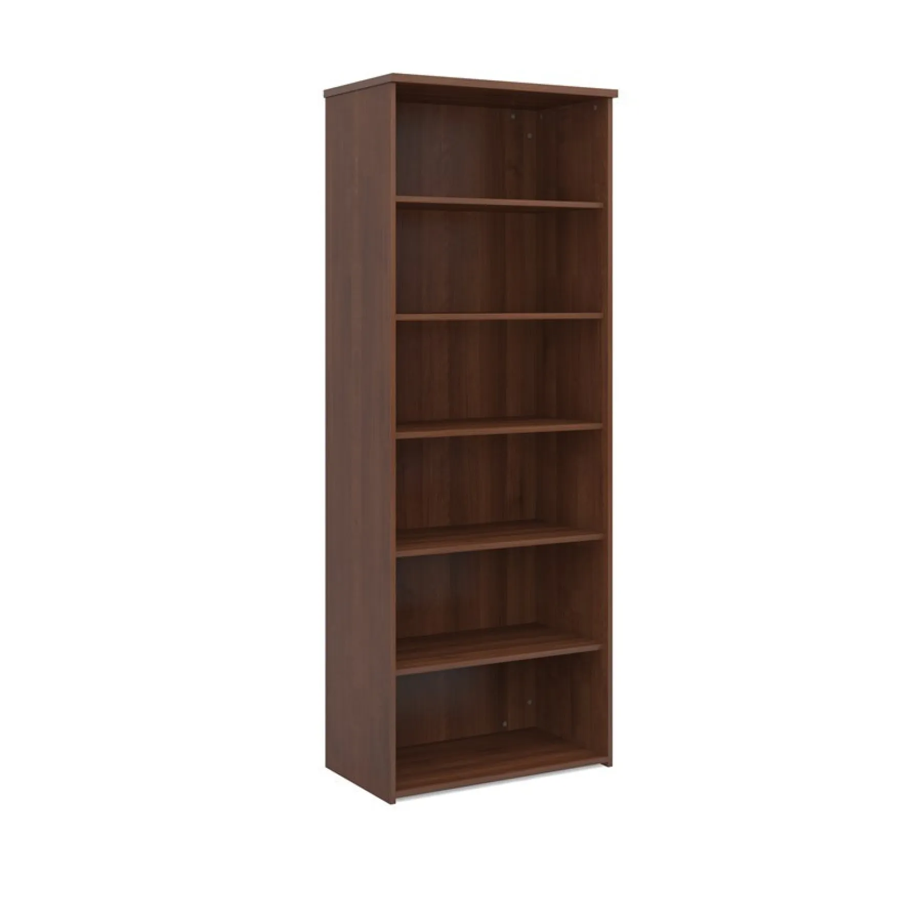 LOF 5 shelf bookcase walnut