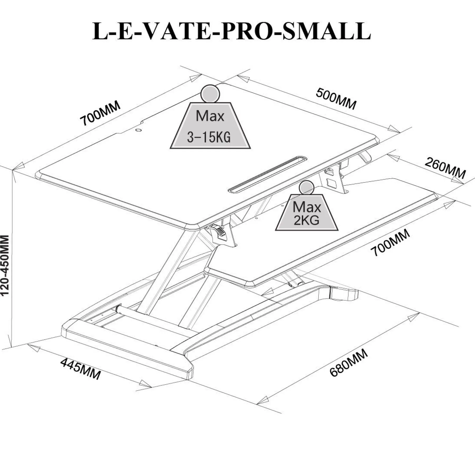 LOF L E VATE PRO SMALL SIZE