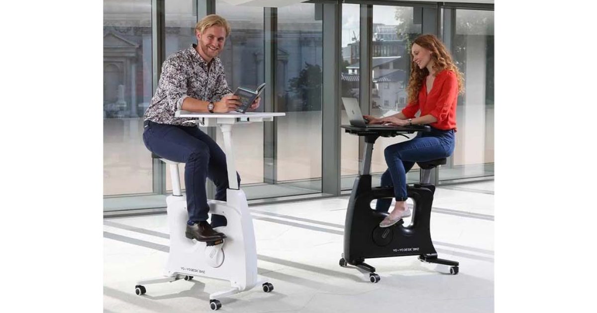 Recumbent bike best sale desk